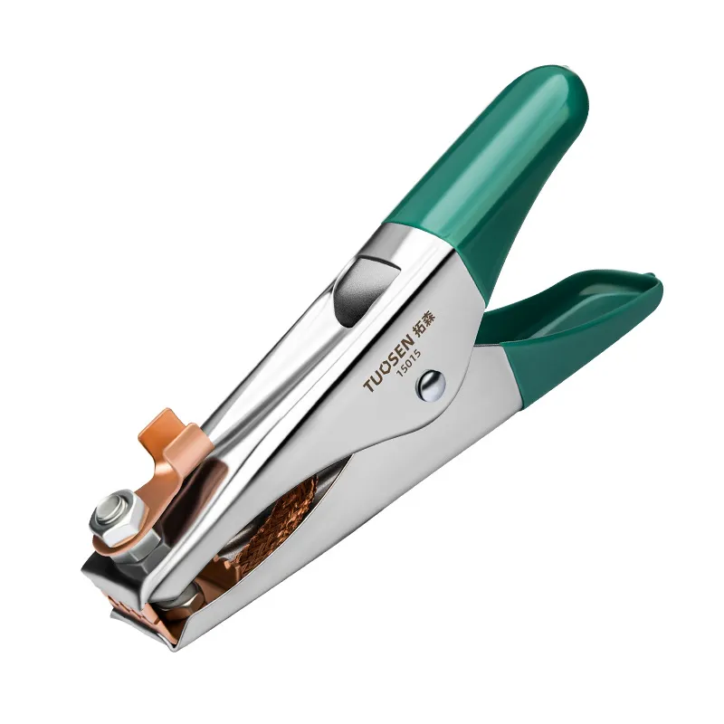 Grounding clamp, anti-static all-copper welding clamp (500A), welding machine clip, Dutch-style red copper grounding clamp (300A).